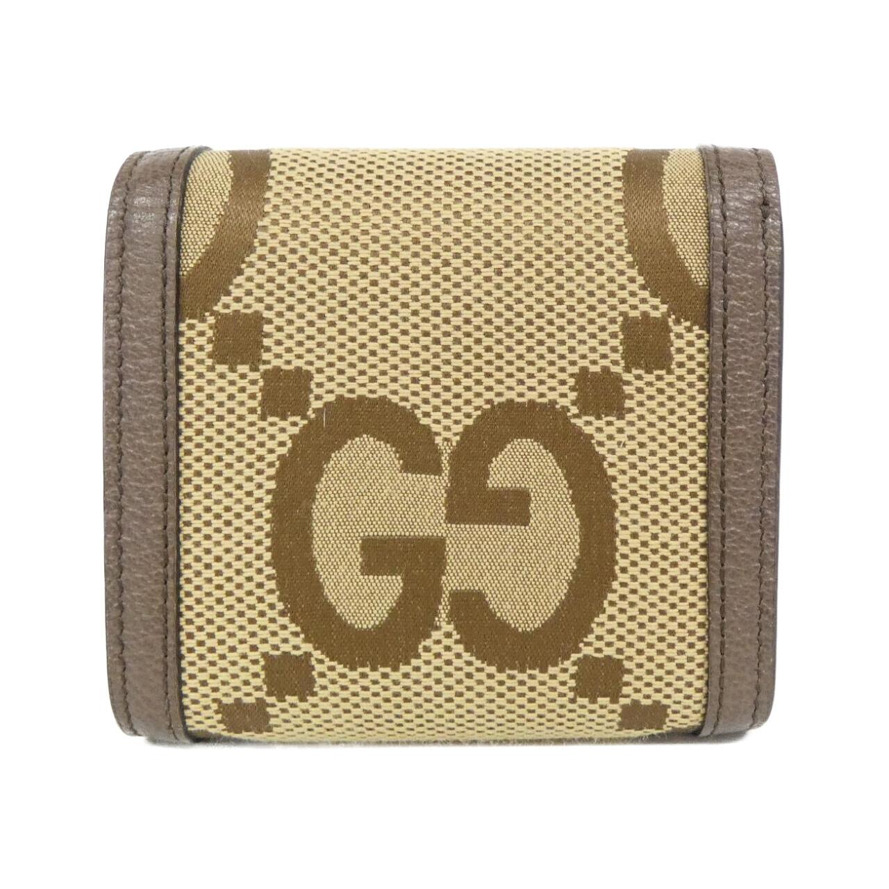 グッチ ダイアナ ジャンボGGキャンバス レザー 財布