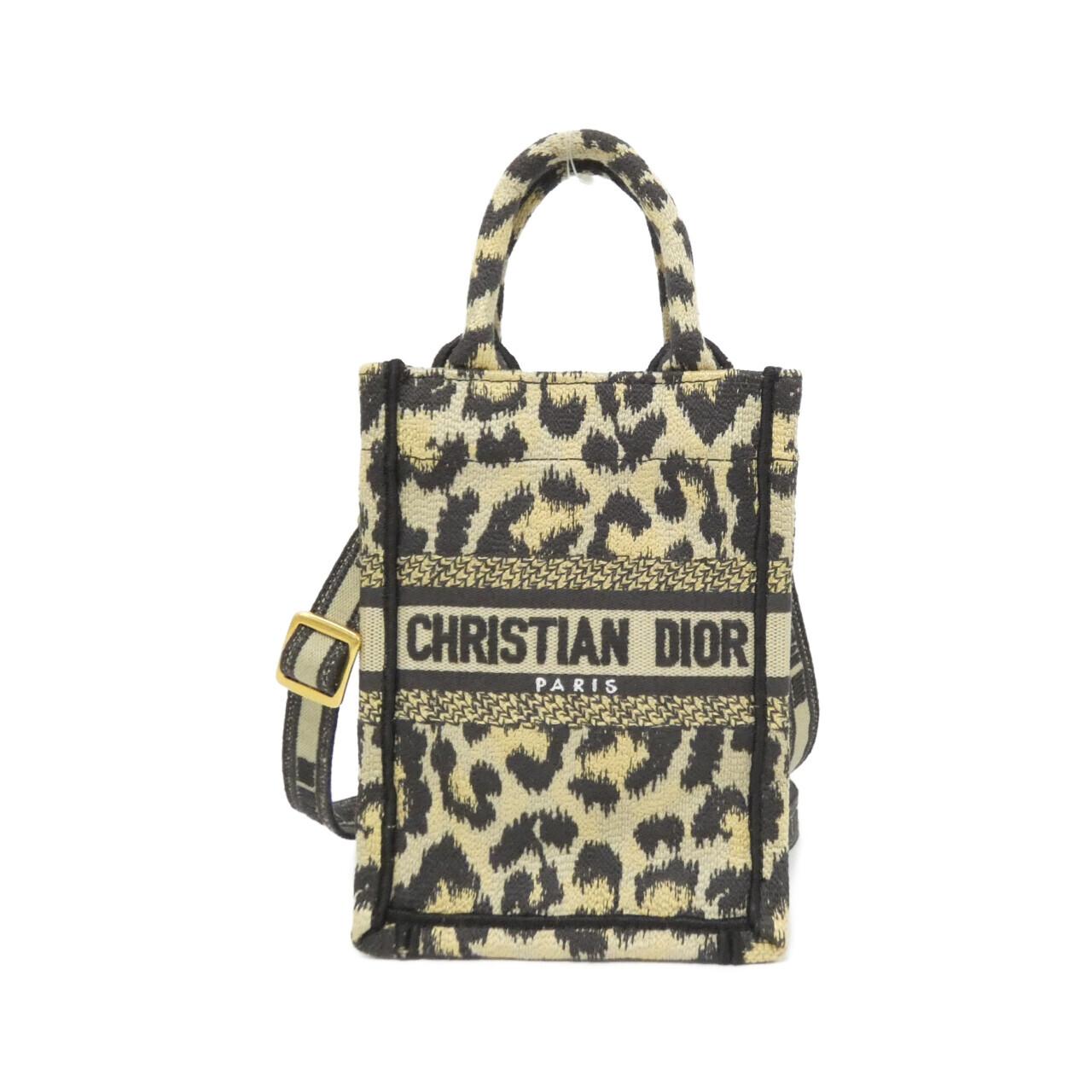 クリスチャン ディオール ブック トート キャンバス バッグ
