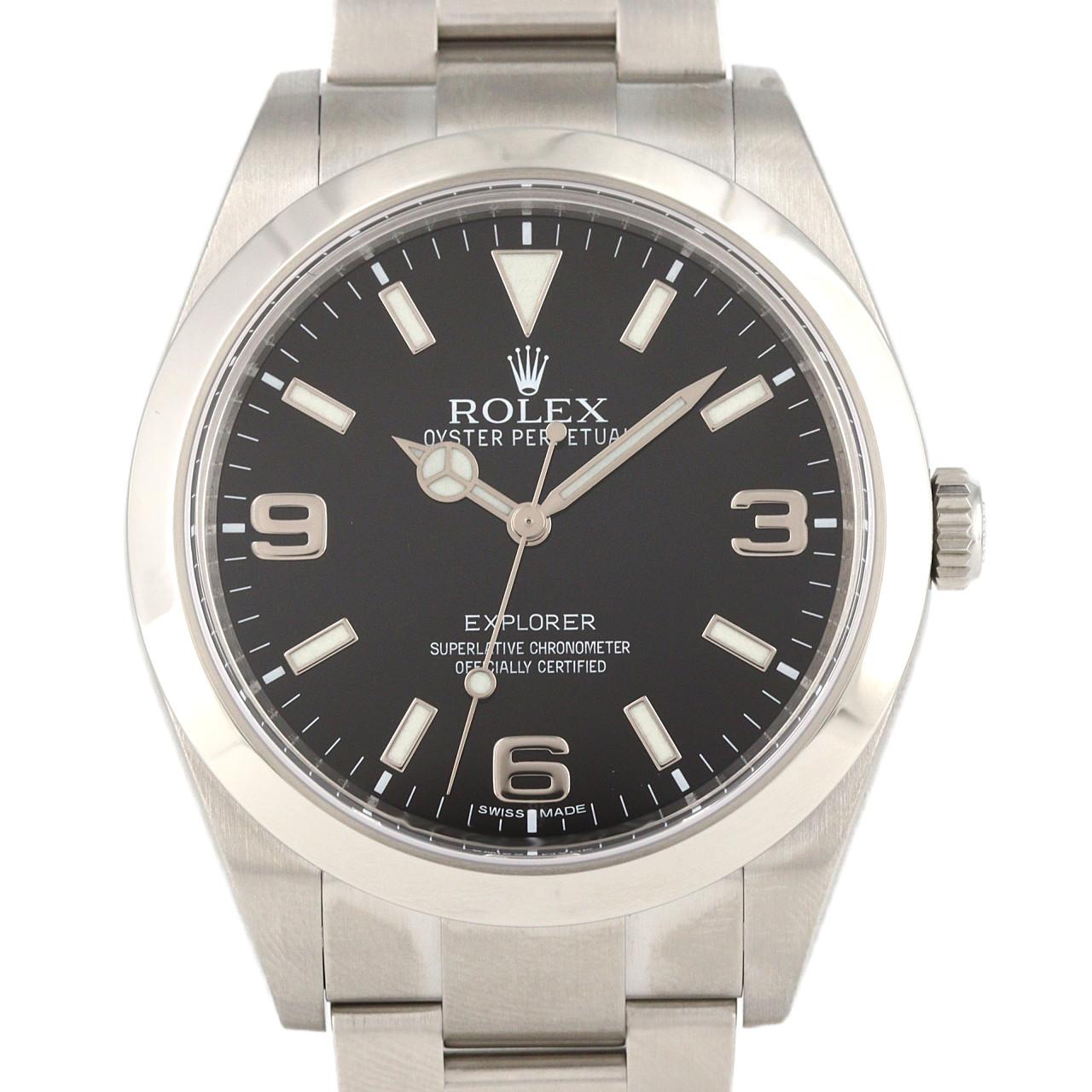 ロレックス エクスプローラー I ステンレス スチール 自動巻