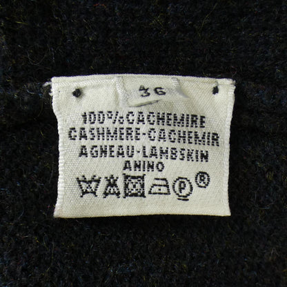 エルメス カシミヤロングカーディガン36