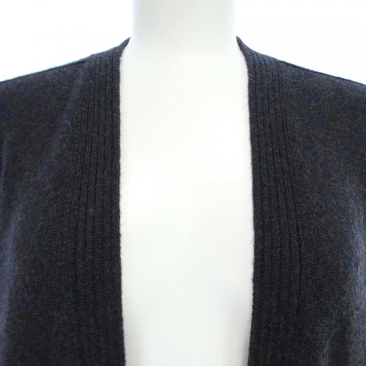エルメス カシミヤロングカーディガン36