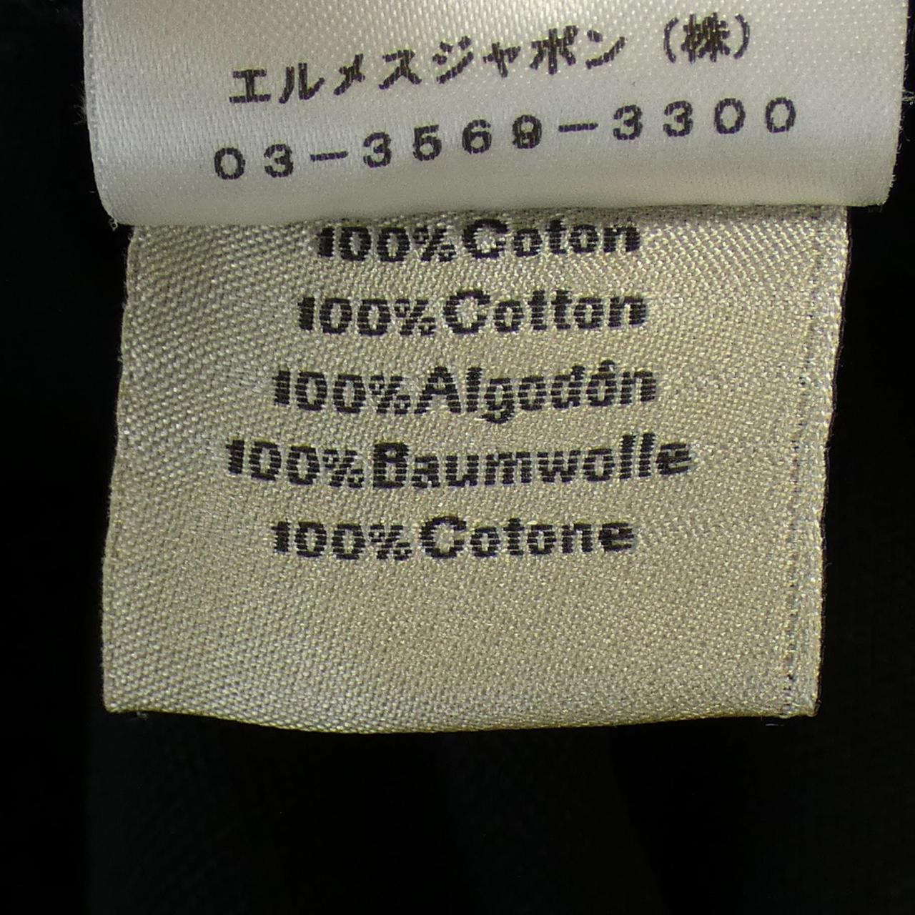 エルメス Tシャツ コットン Tシャツ XXXL