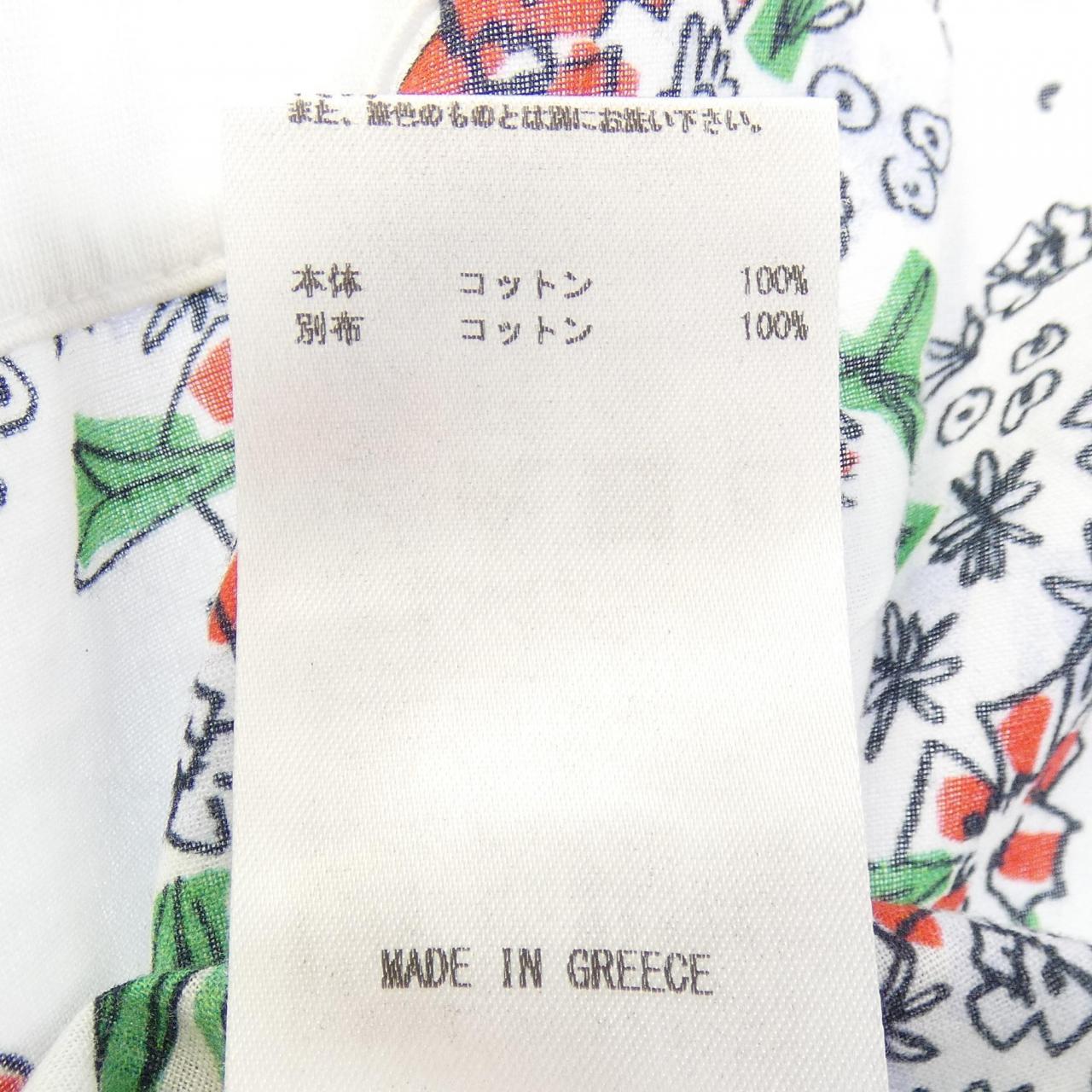 ジルサンダーネイビー コットンTシャツ