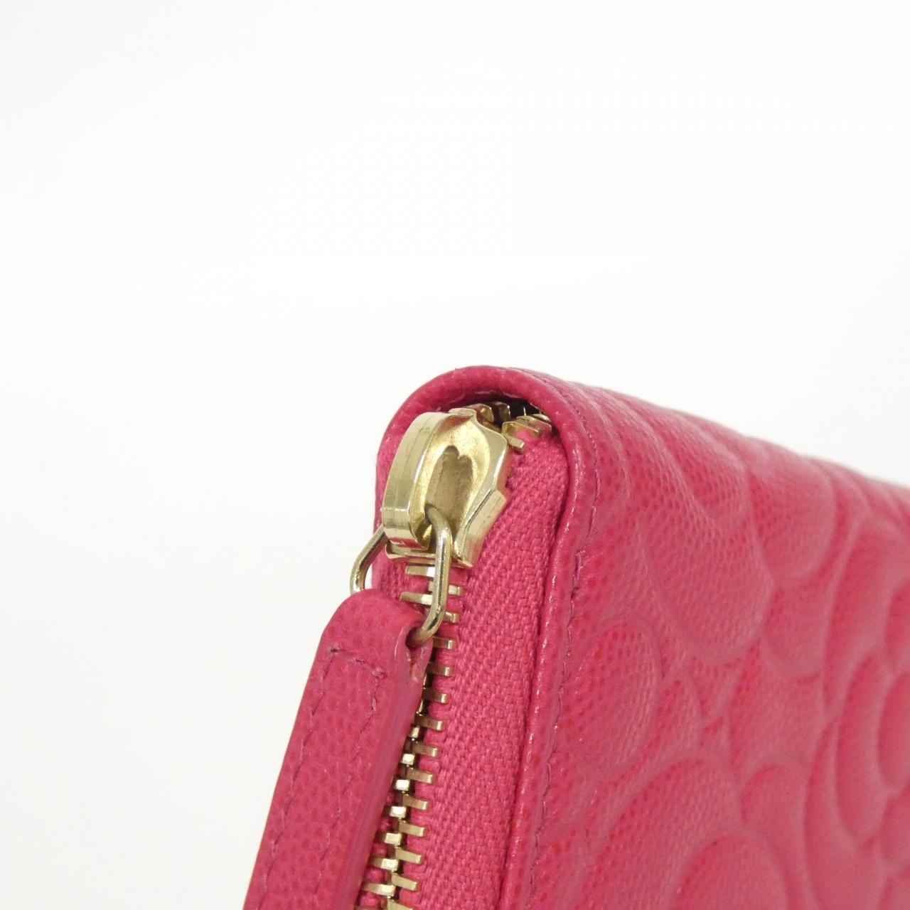 シャネル カーフィアスキン ロングウォレット