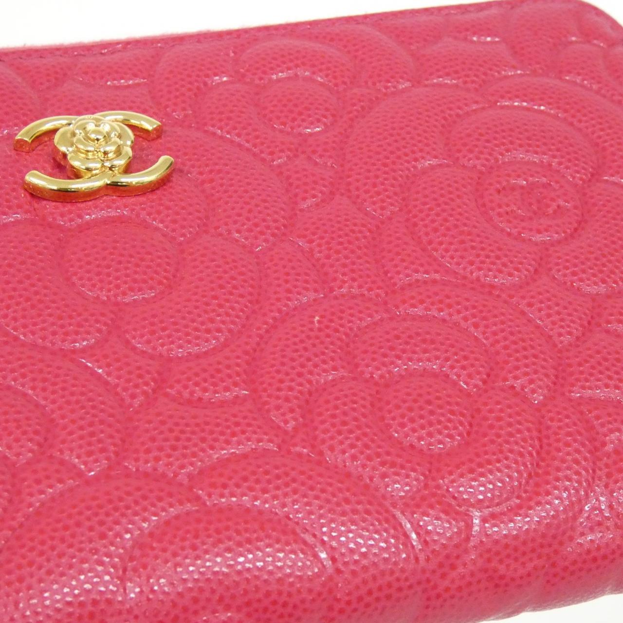 シャネル カーフィアスキン ロングウォレット