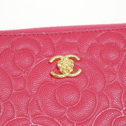 シャネル カーフィアスキン ロングウォレット