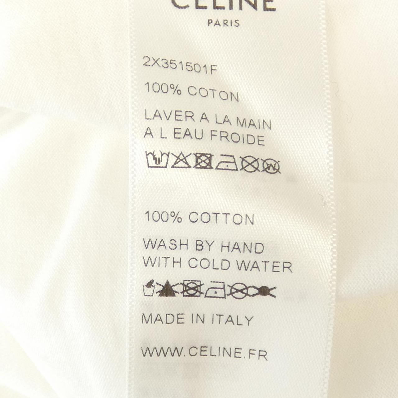 セリーヌ コットンTシャツ