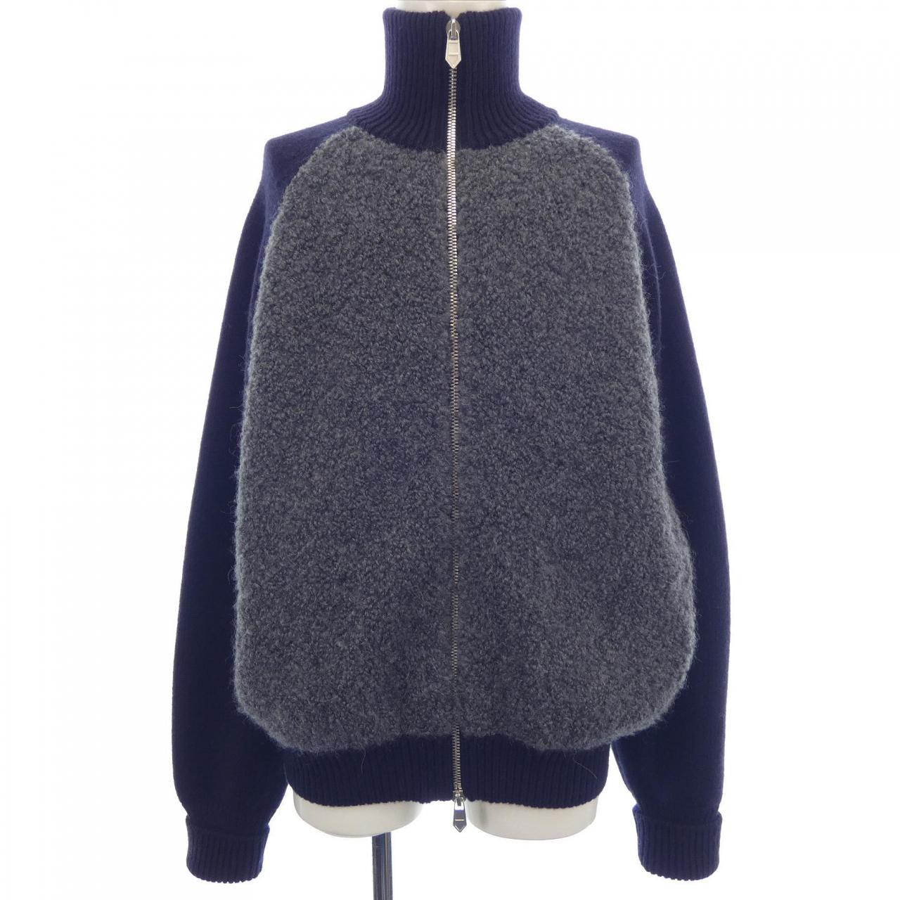 エルメス カシミヤ混カーディガン