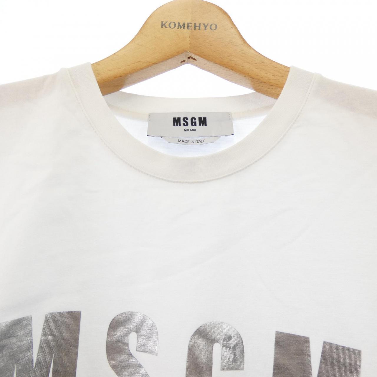 エムエスジーエム コットンTシャツ