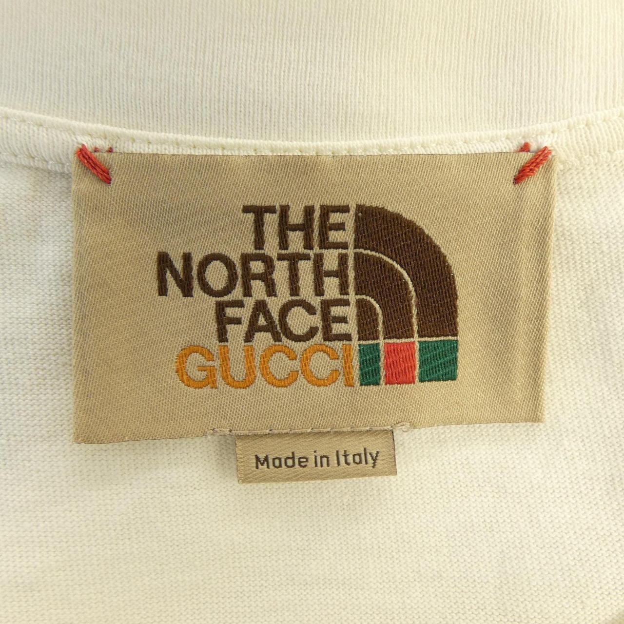 グッチザノースフェイス コットンTシャツ