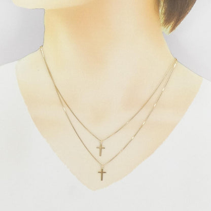 Au750 クロス ネックレス
