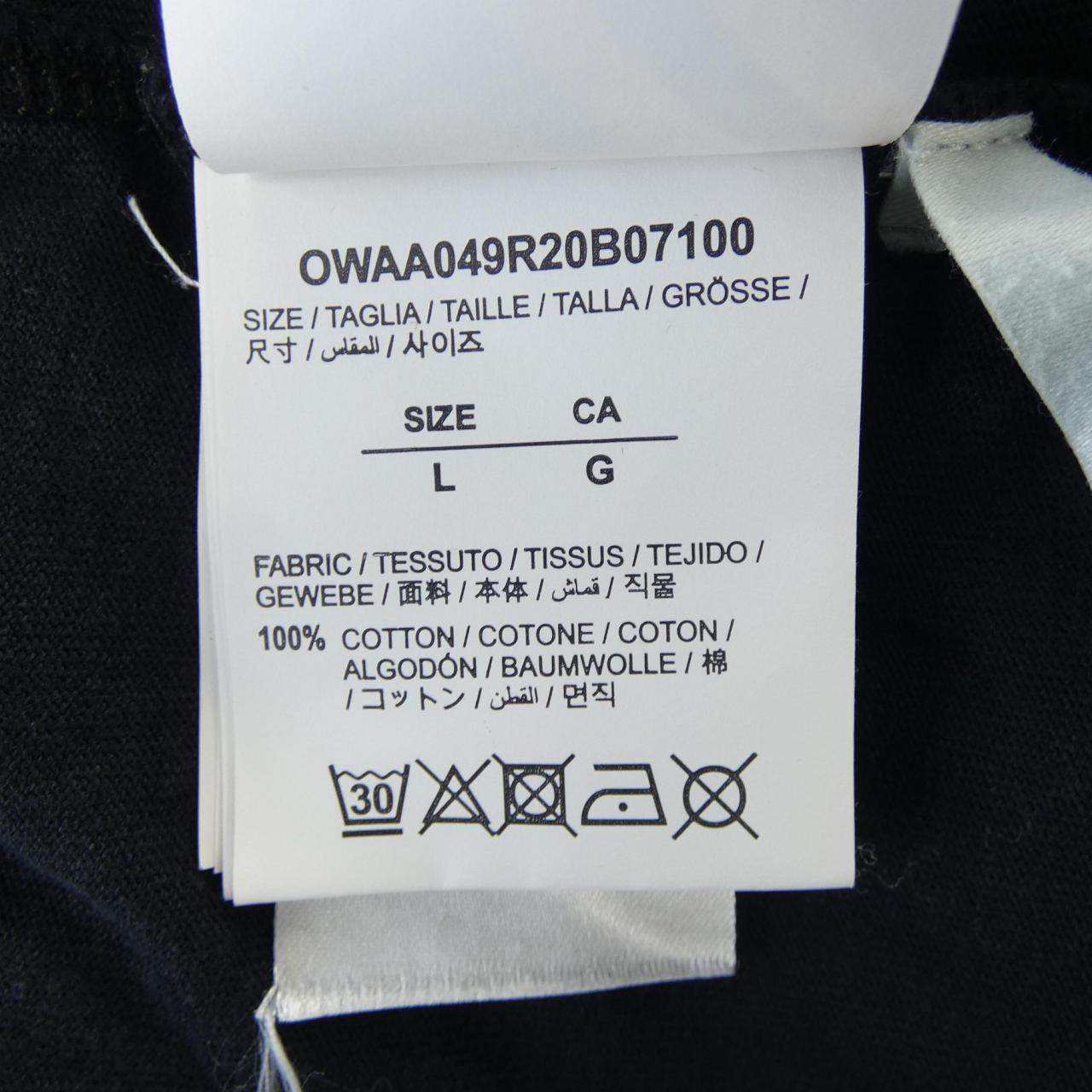 オフホワイト コットンTシャツ