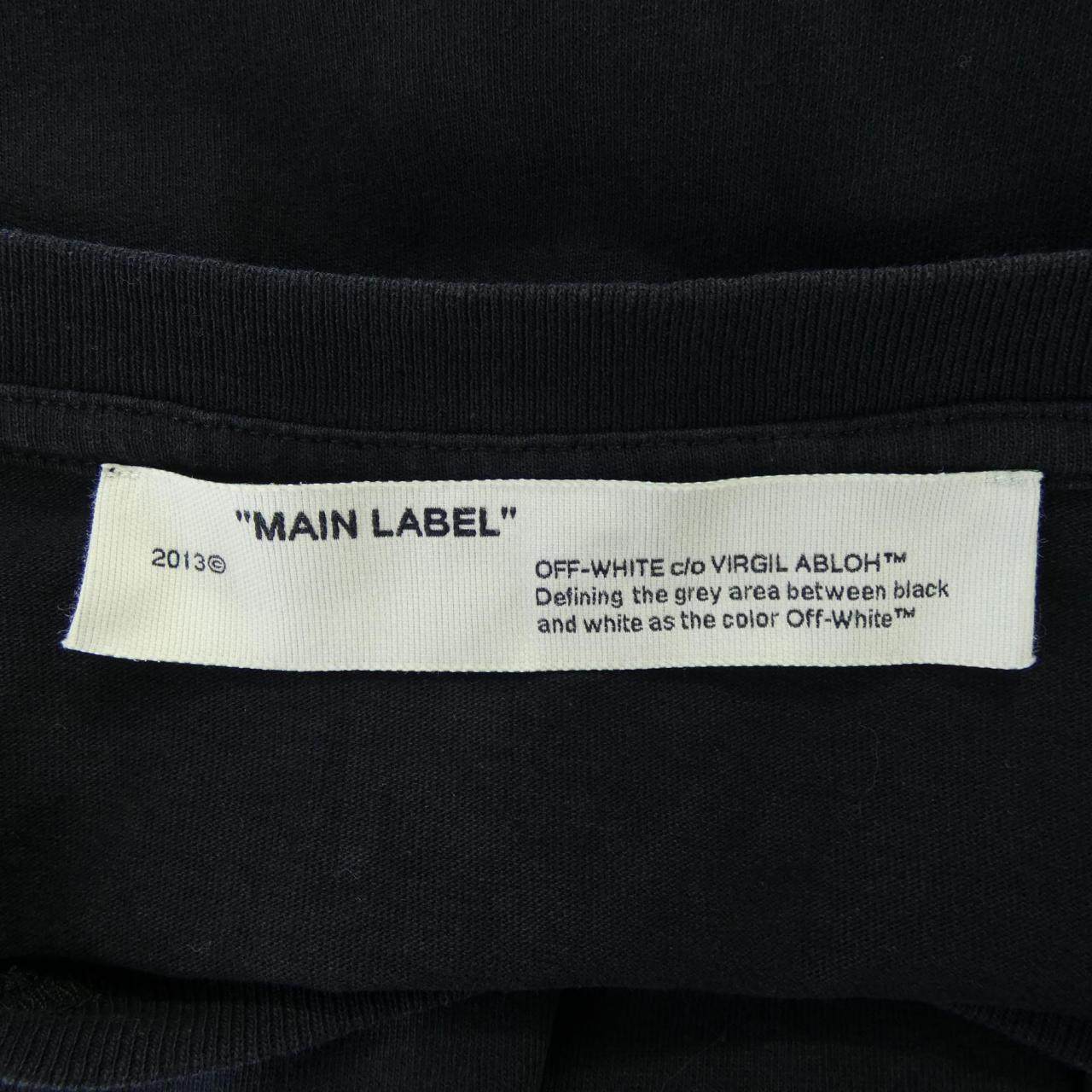 オフホワイト コットンTシャツ