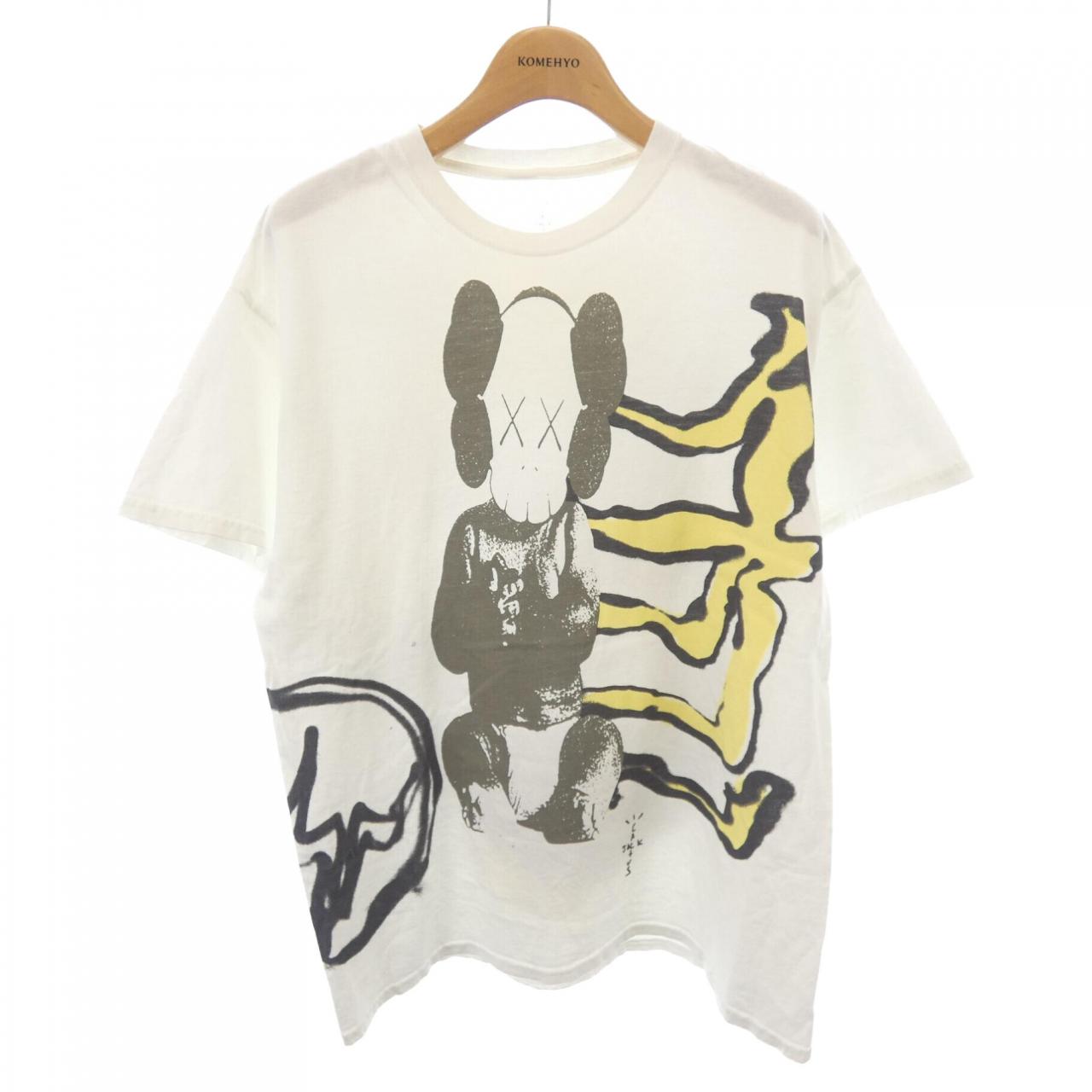 カクタスジャック KAWS コットンTシャツ