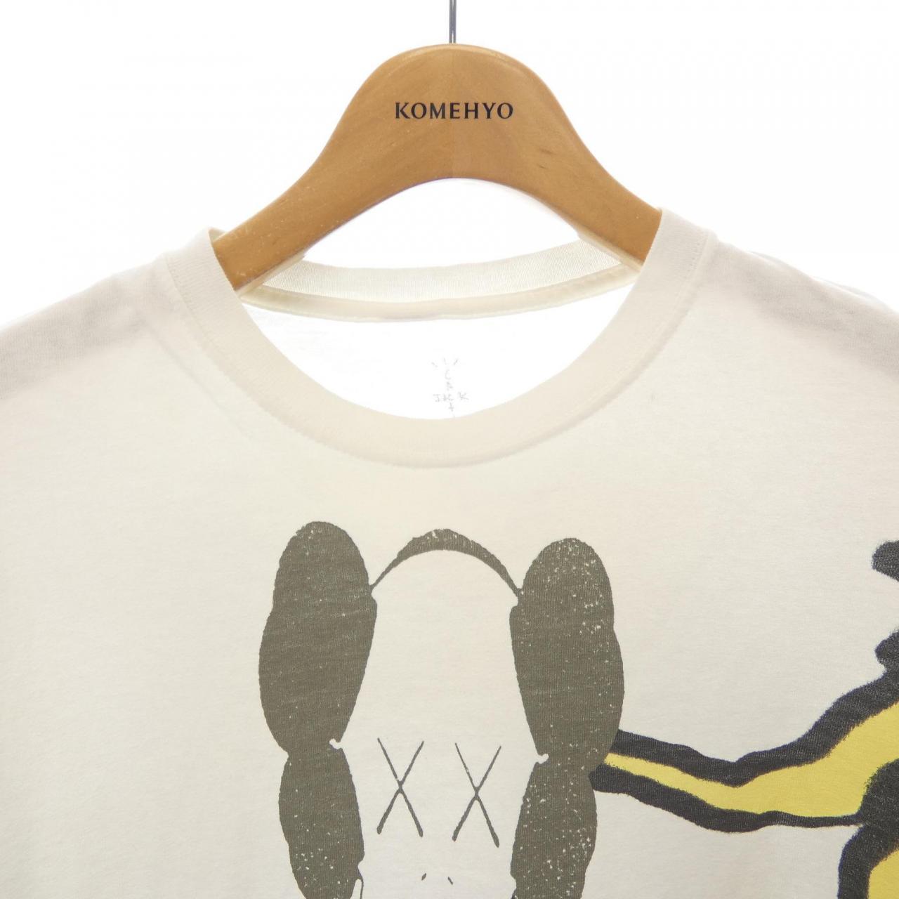 カクタスジャック KAWS コットンTシャツ