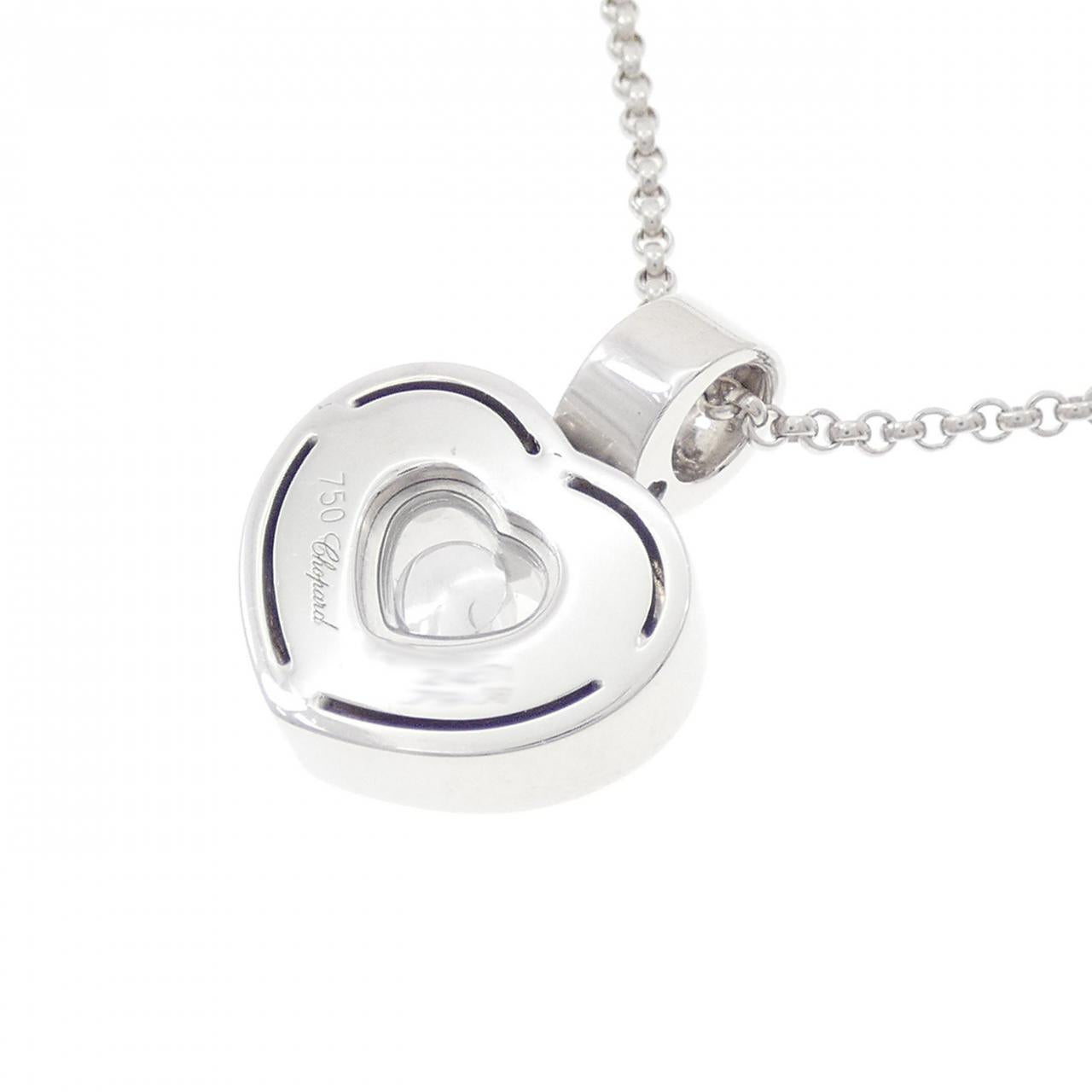 ショパール 750 ホワイト ゴールド ダイヤモンド ネックレス