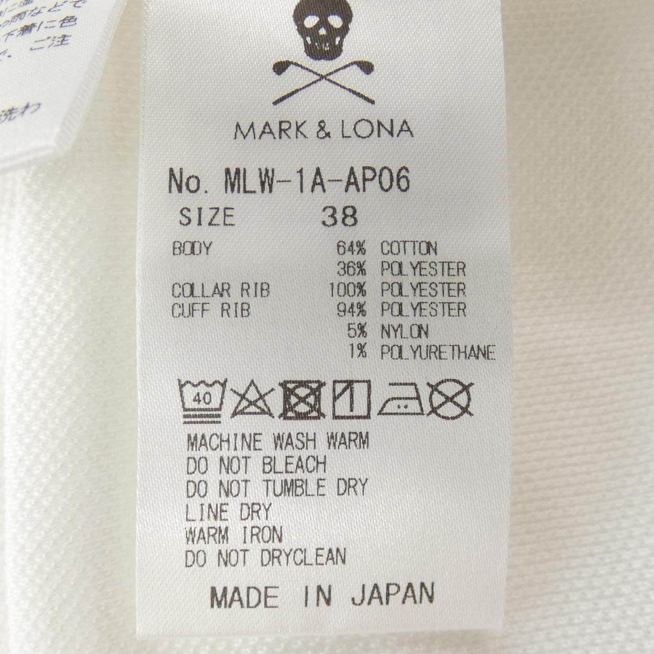 マークアンドロナ コットンポロシャツ