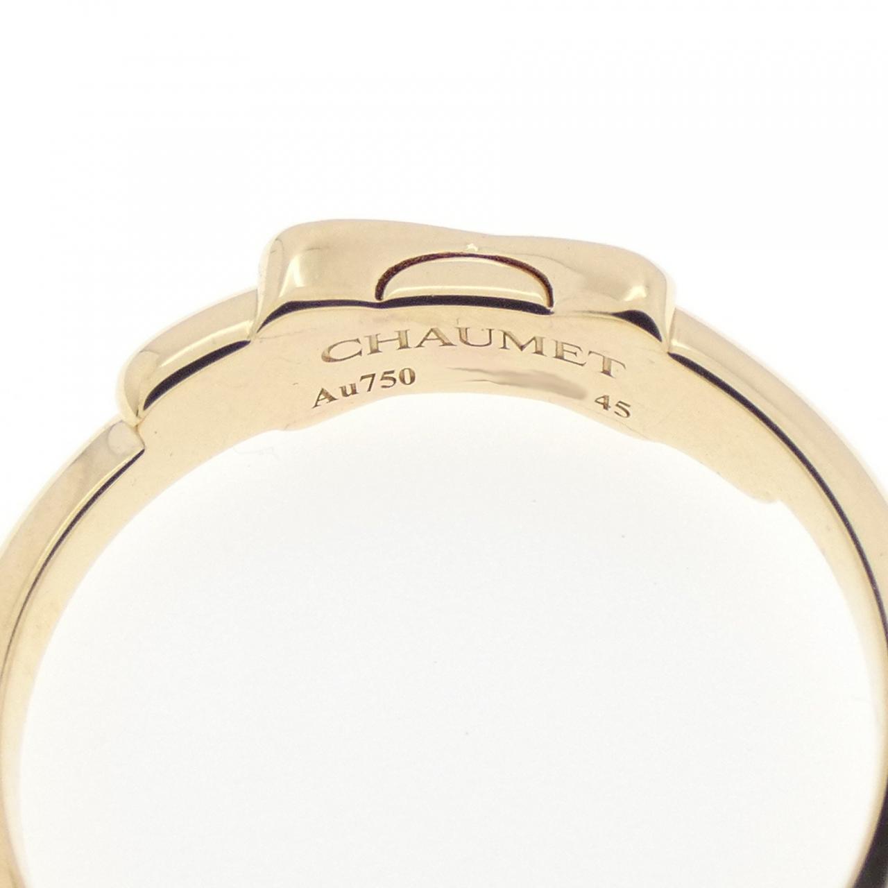 ショーメ リアン エクストラ エクストラ スモール Au750 ダイヤモンド リング サイズ 5