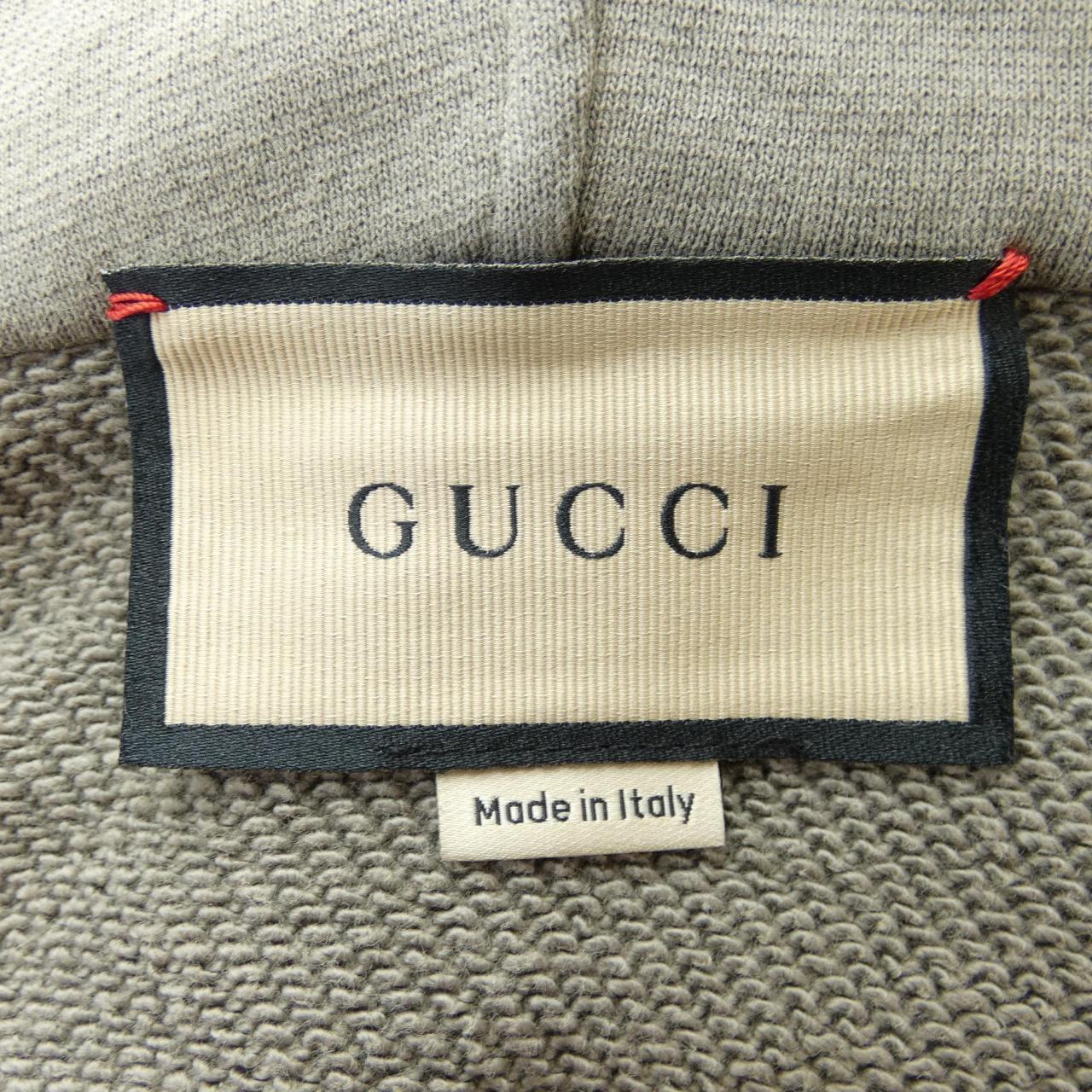 グッチ ウェブ & GUCCI ラベル スウェットシャツ フーディー
