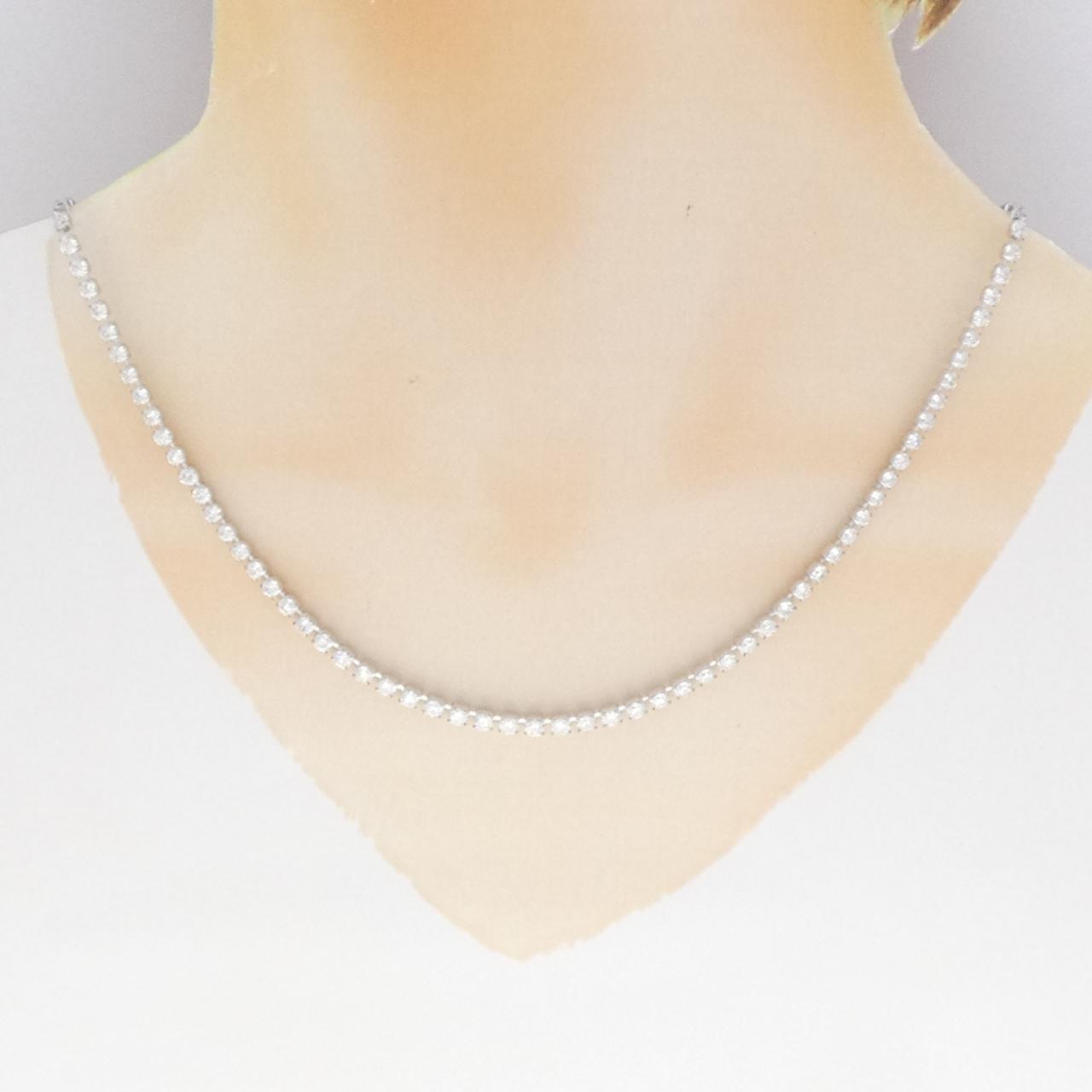 Pt850ダイヤモンドネックレス