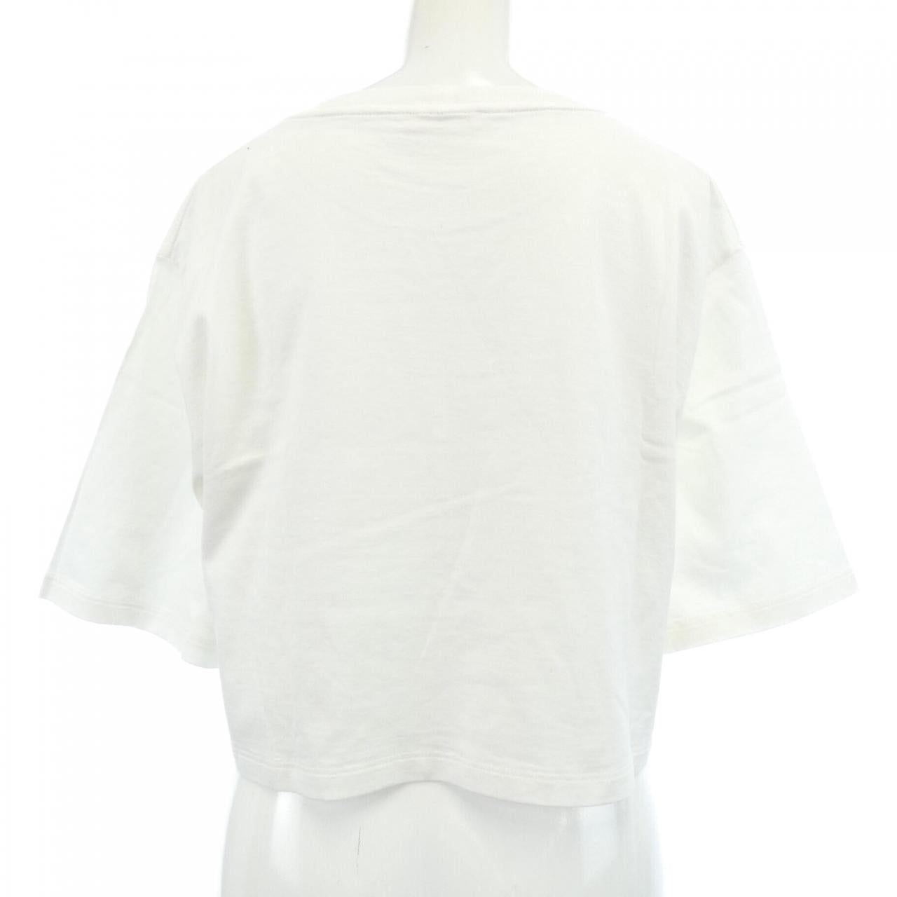 セリーヌ Celine Print クロップド コットンTシャツ