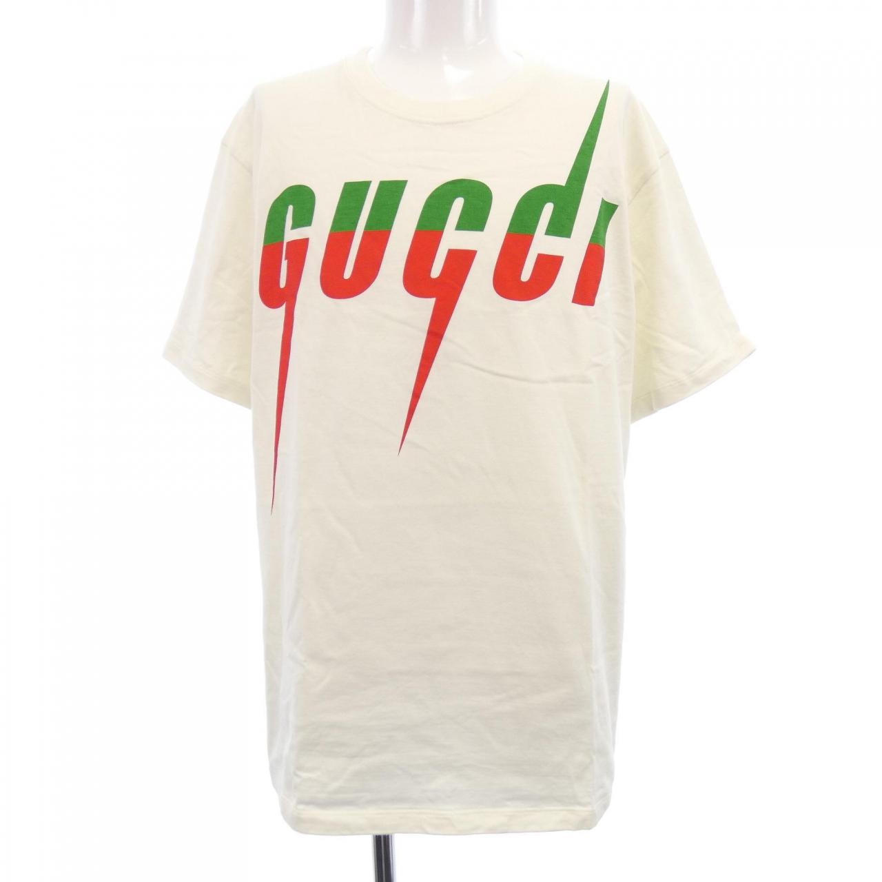 グッチ ブレードプリント コットンTシャツ