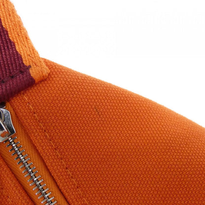 エルメス ブリッド ア ブラック キャンバス ポーチ