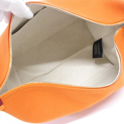 エルメス ブリッド ア ブラック キャンバス ポーチ