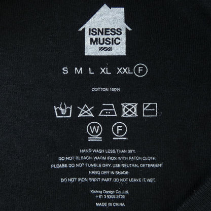 ISNESS MUSIC コットンTシャツ