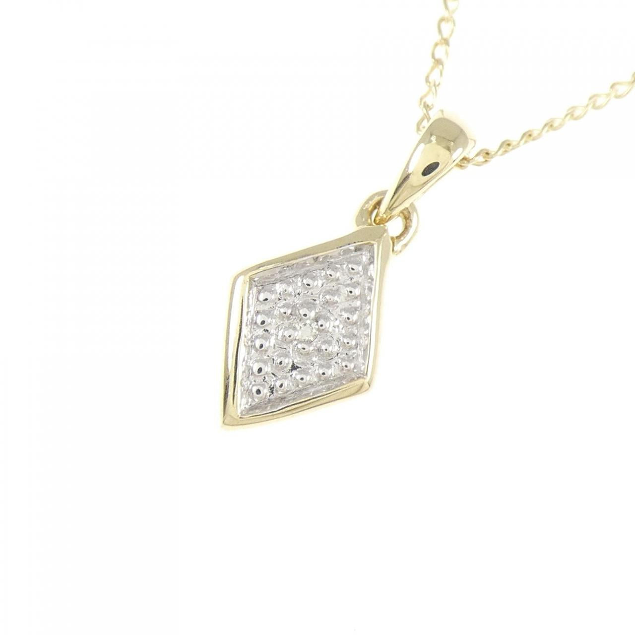 K10YG K10WG ダイヤモンド ネックレス