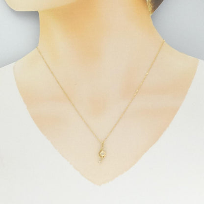 K18イエローゴールド ダイヤモンド ネックレス