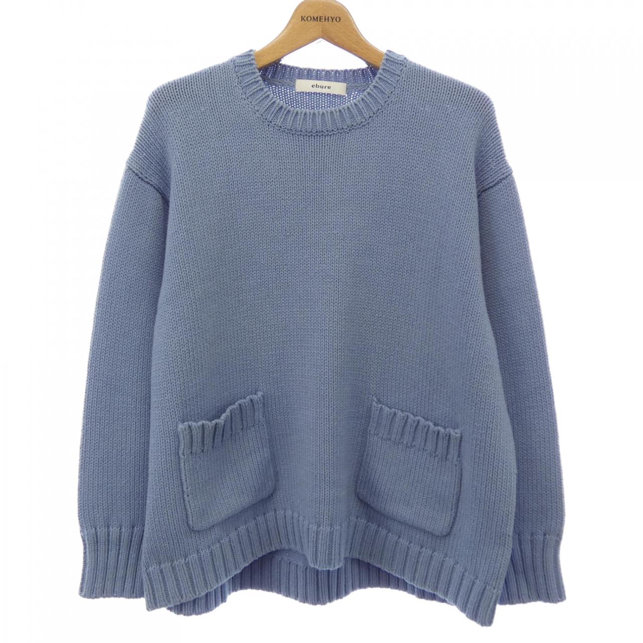 エブール カシミヤ混ニット