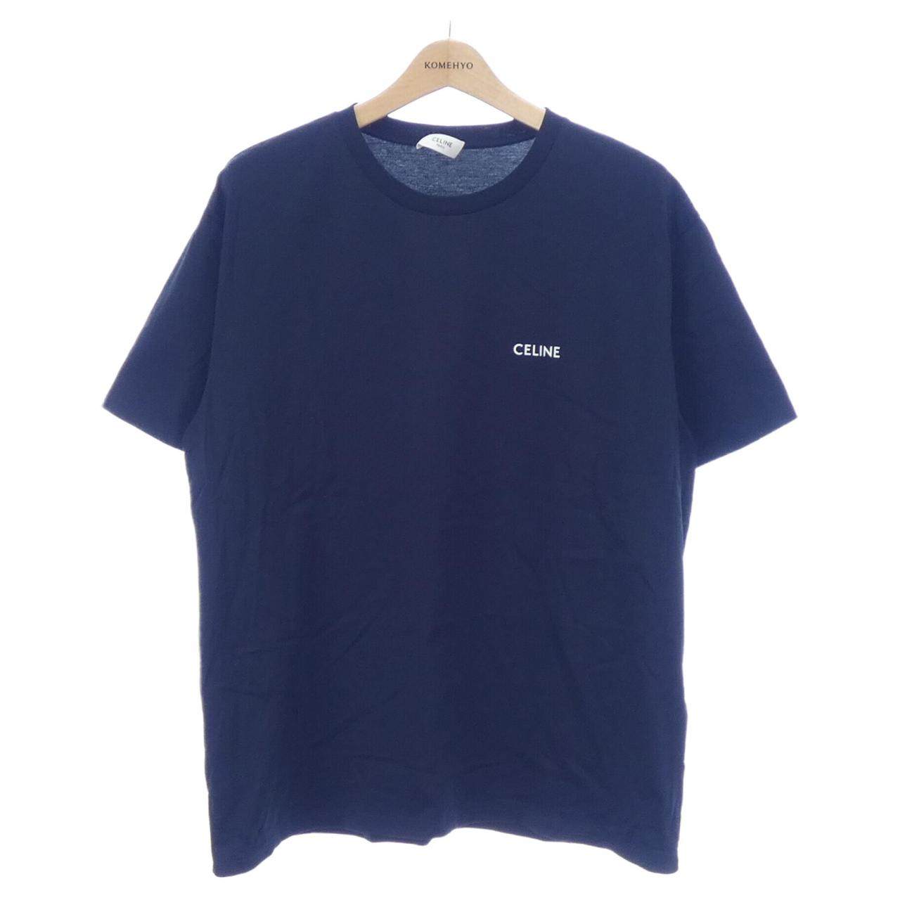セリーヌ ルーズ コットン Tシャツ