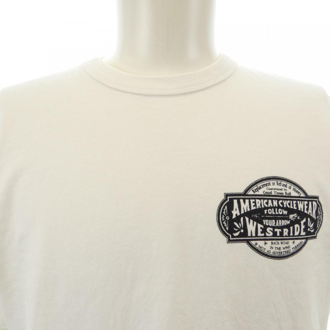 ウエストライド コットンTシャツ