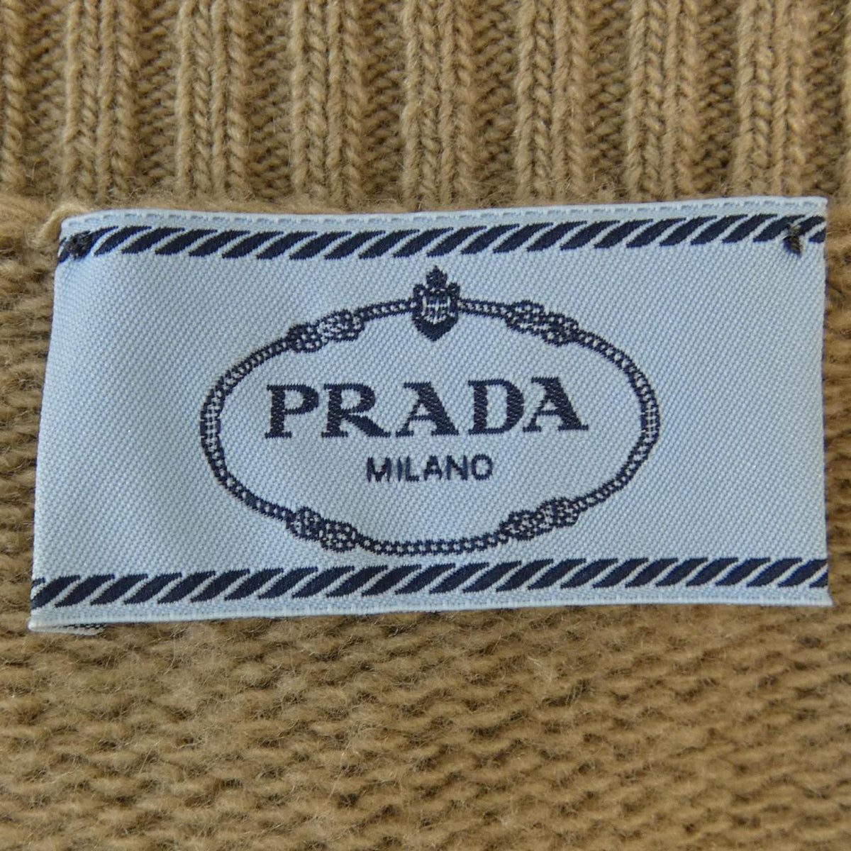 プラダ カシミヤ混カーディガン