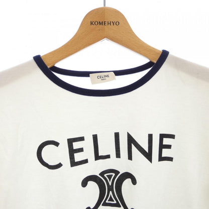 セリーヌ CELINE PARIS トリオンフ コットンTシャツ