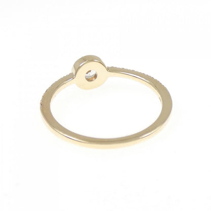 ココシュニック K10 イエロー ゴールド ホワイト サファイア ダイヤモンド リング