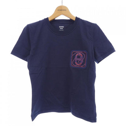 エルメス CANOE/CARTOUCHE コットンTシャツ
