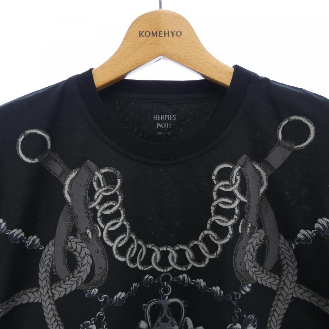 エルメス パルフロワリミックス コットンTシャツ