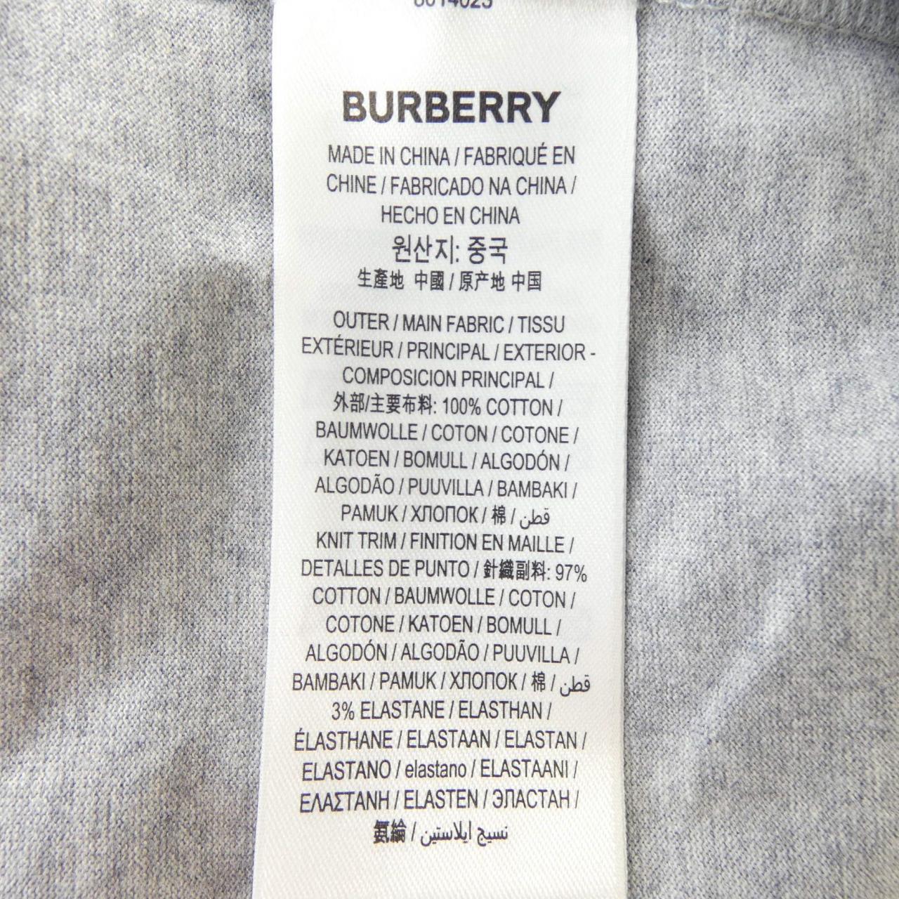 バーバリー コットンTシャツ
