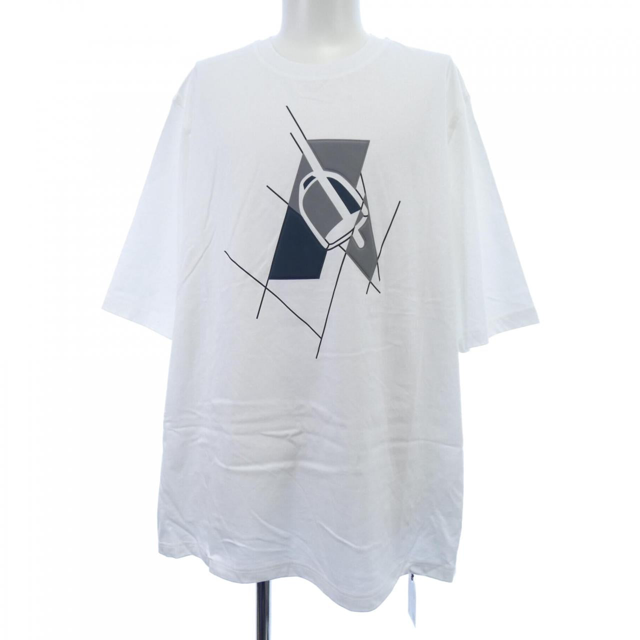 エルメス エトリエ アン フラグモン コットンTシャツ