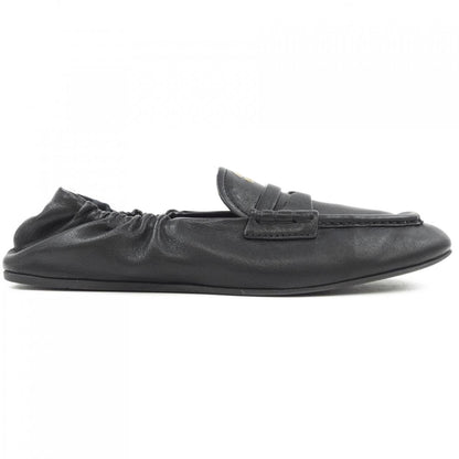 ミュウミュウ ギャザー ナッパ レザー ローファー