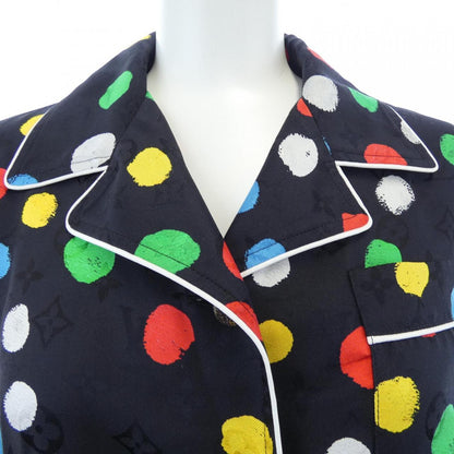 ルイヴィトン LV×YKペインティッド ドット シルクシャツ