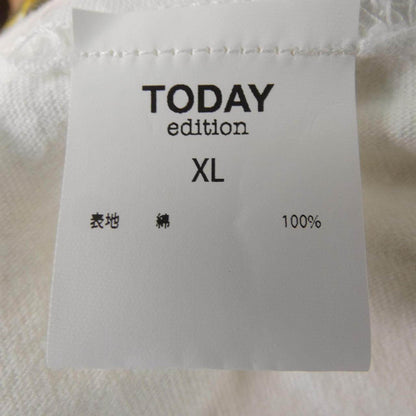 TODAY EDITION コットンTシャツ