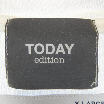 TODAY EDITION コットンTシャツ