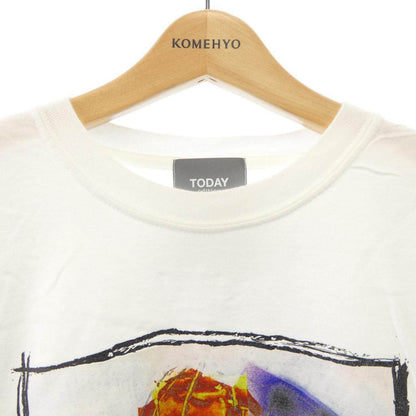 TODAY EDITION コットンTシャツ