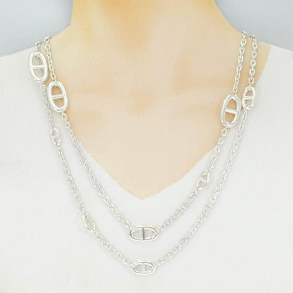 エルメス ファランドール 925シルバー ネックレス
