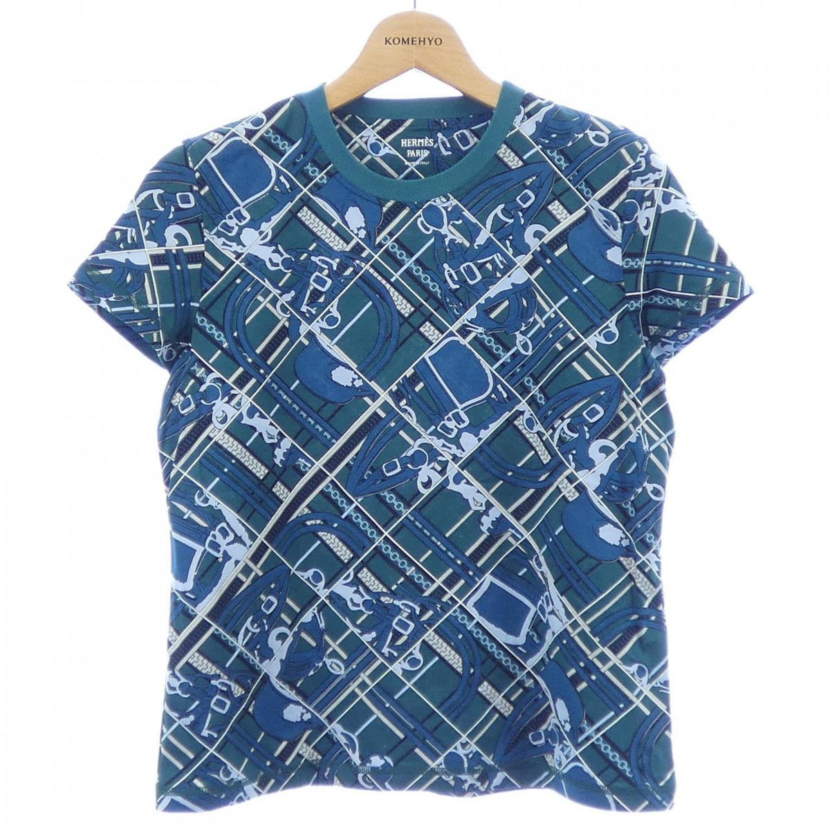エルメス EN DESORDRE ET CHAINES コットンTシャツ