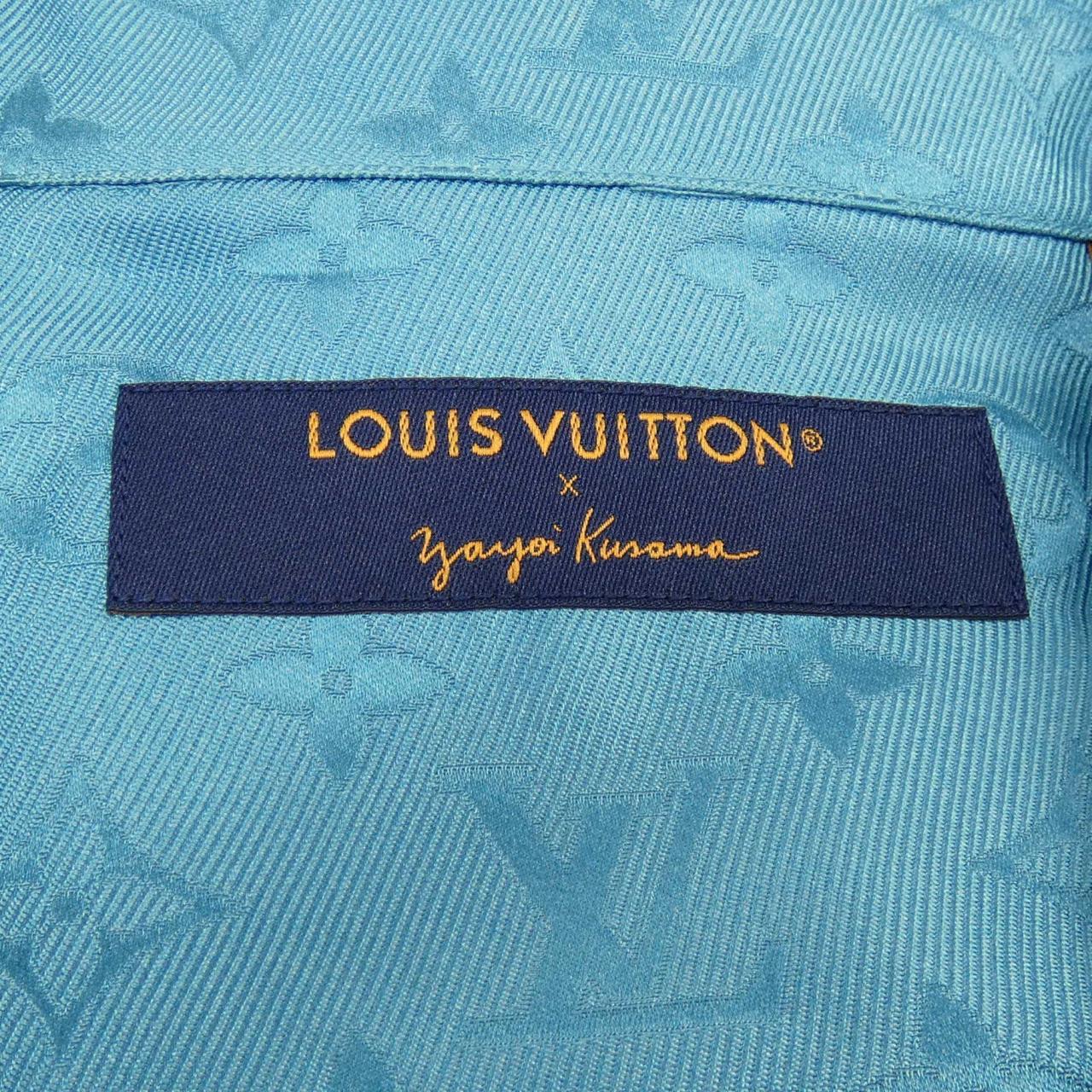 ルイヴィトン LV×YK モノグラムフェイス シルク半袖シャツ 限定