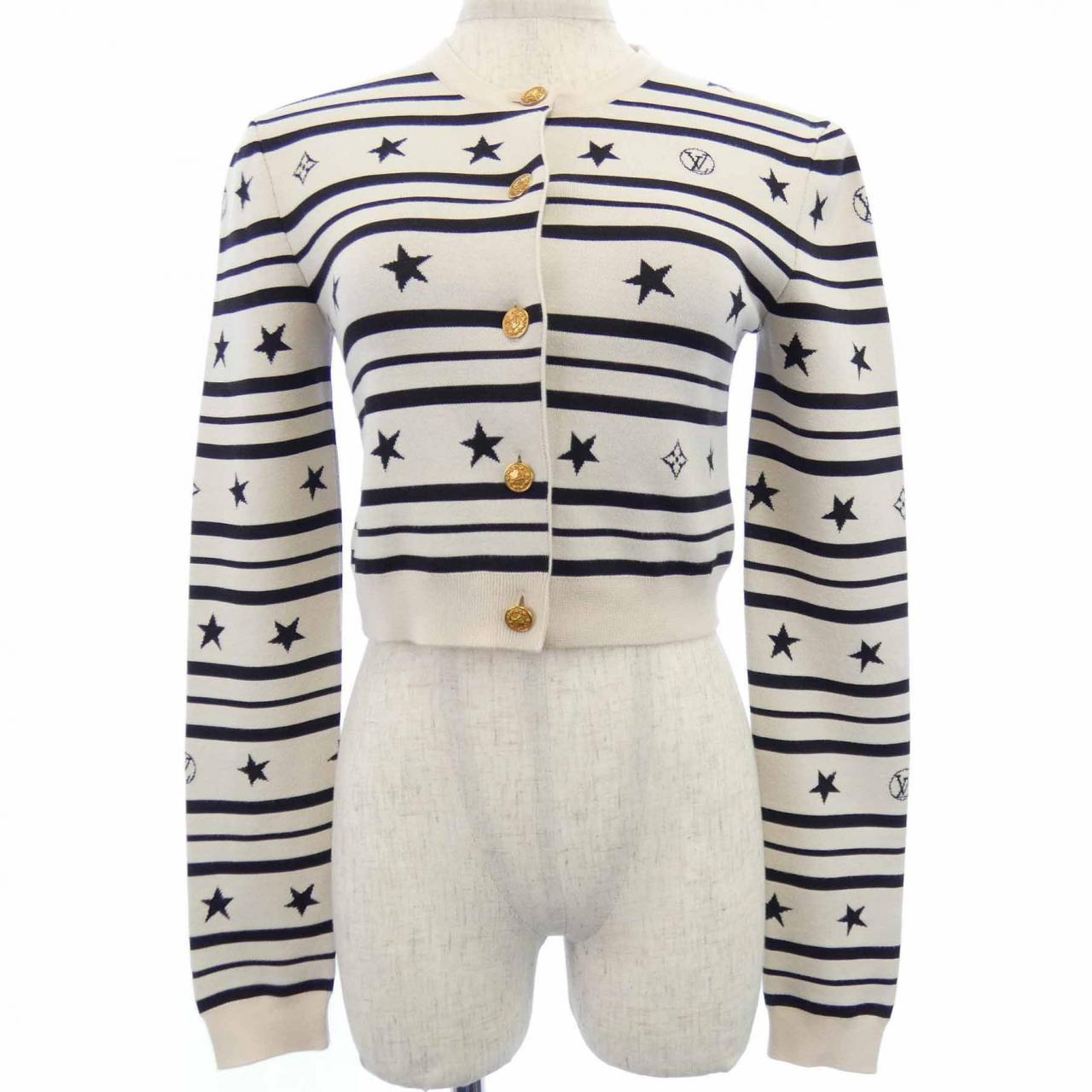 ルイヴィトン LV Summer Stardust Cropped Cardigan カーディガン